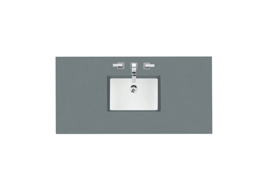 Renovate for Less Atlanta 48" Single Top, 3 CM Cala Blue Silestone w/ Sink