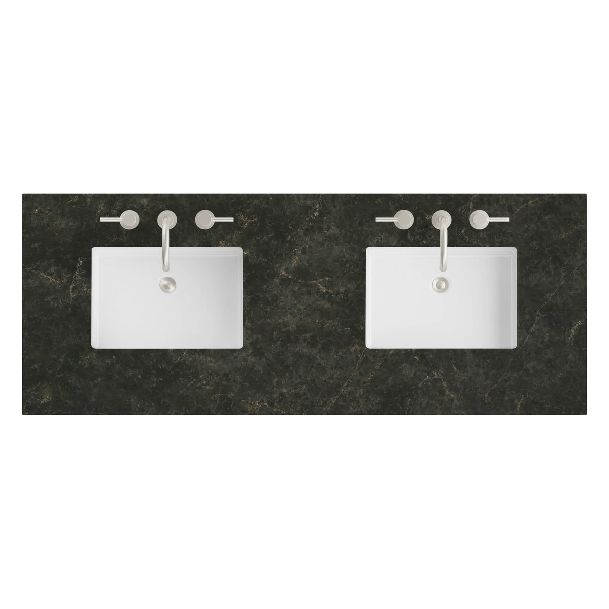 60" Double Top, 3CM Phantome Eclos w/ Sink