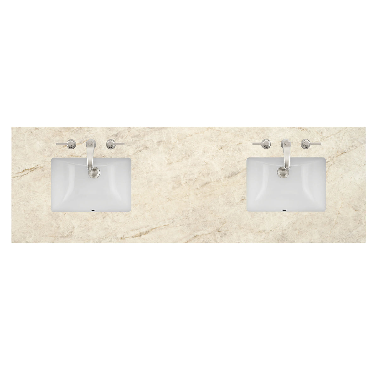 72" Double Top, 3CM Tajnar Eclos w/ Sink