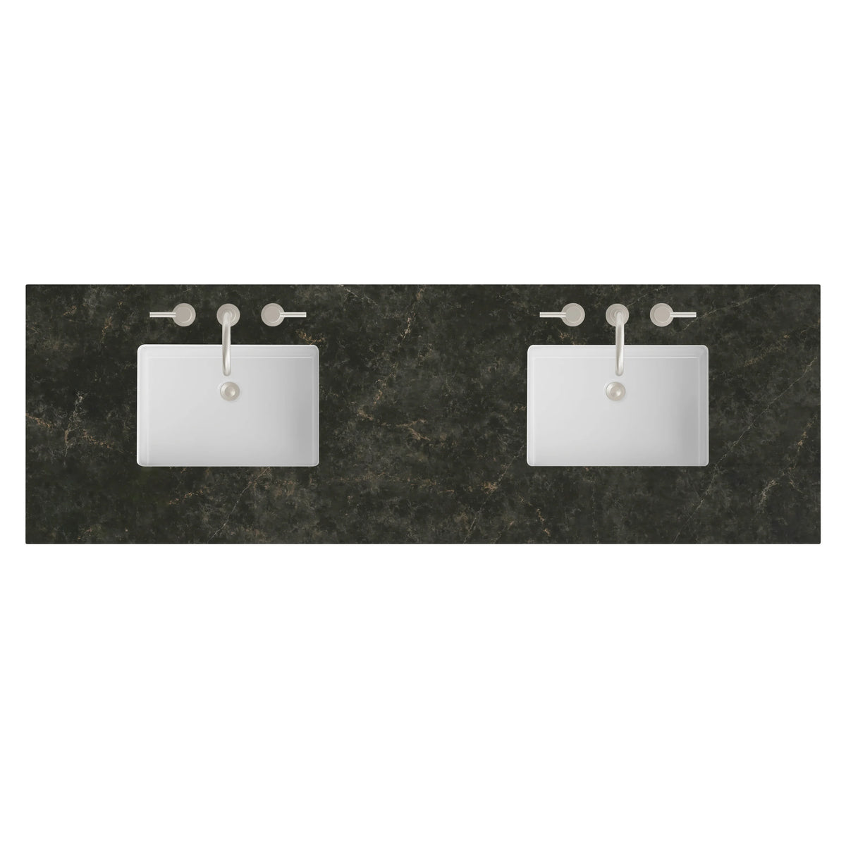 72" Double Top, 3CM Phantome Eclos w/ Sink