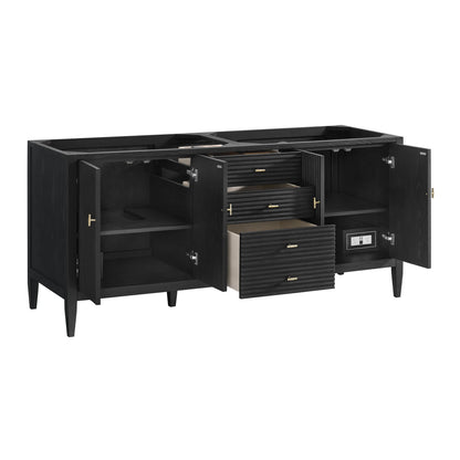 Myrrin 72" Vanity, Carbon Oak