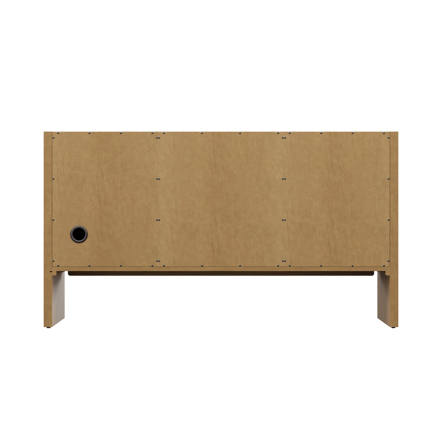Renovate for Less Atlanta Hudson 60" Single Vanity, Light Natural Oak w/ 3 CM Eternal Jasmine Pearl Top