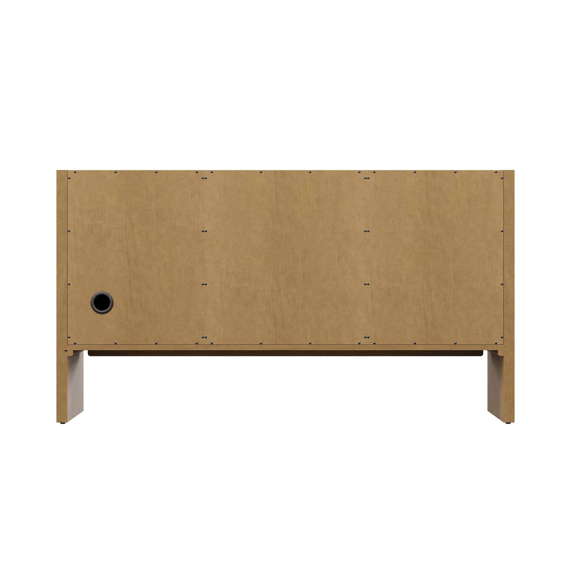 Renovate for Less Atlanta Hudson 60" Single Vanity, Light Natural Oak w/ 3 CM Lime Delight Top