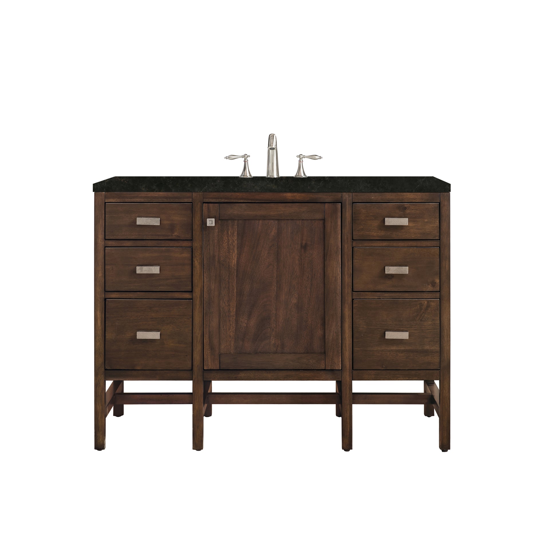 Renovate for Less Atlanta Addison 48" Single Vanity, Mid-Century Acacia, w/ 3 CM Phantome Eclos Top