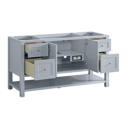 Renovate for Less Atlanta Breckenridge 60" Single Vanity, Serenity Blue