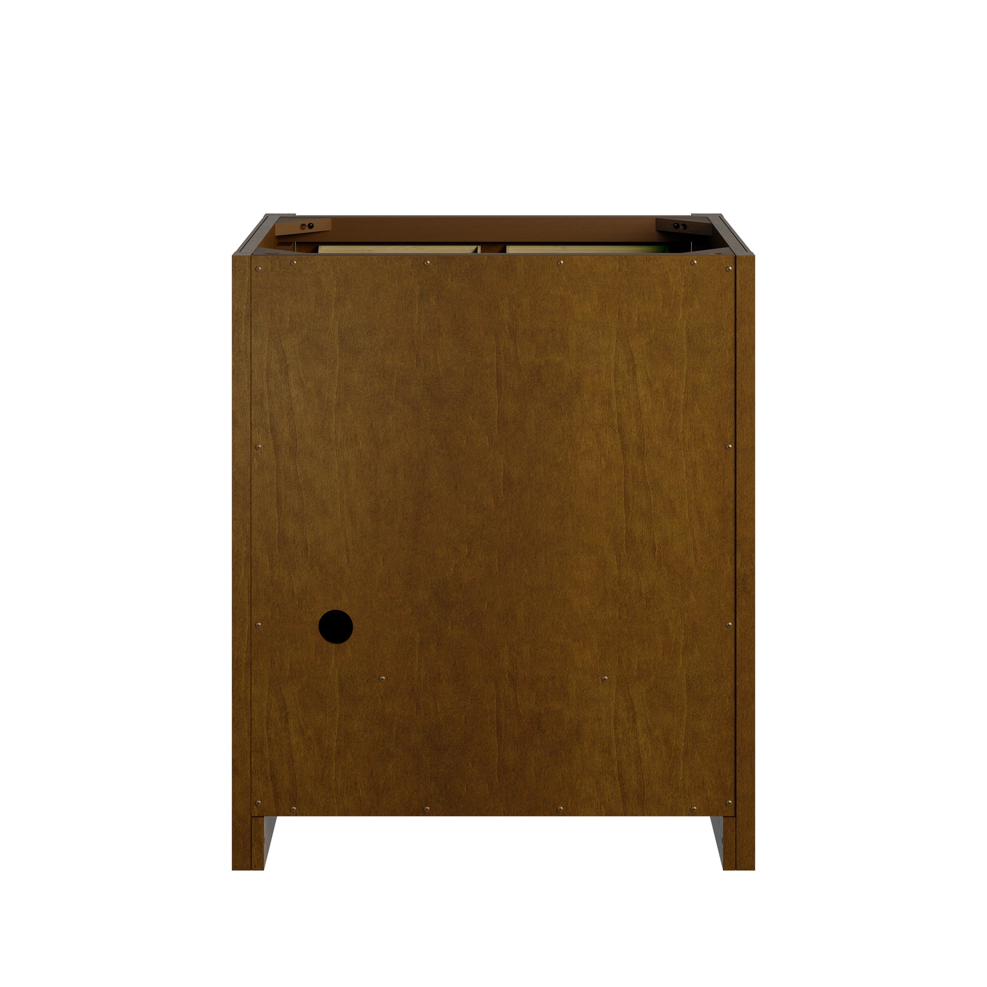 Renovate for Less Atlanta Bellshire 30" Single Vanity, Honey Oak w/ 3 CM Eternal Jasmine Pearl Silestone Top
