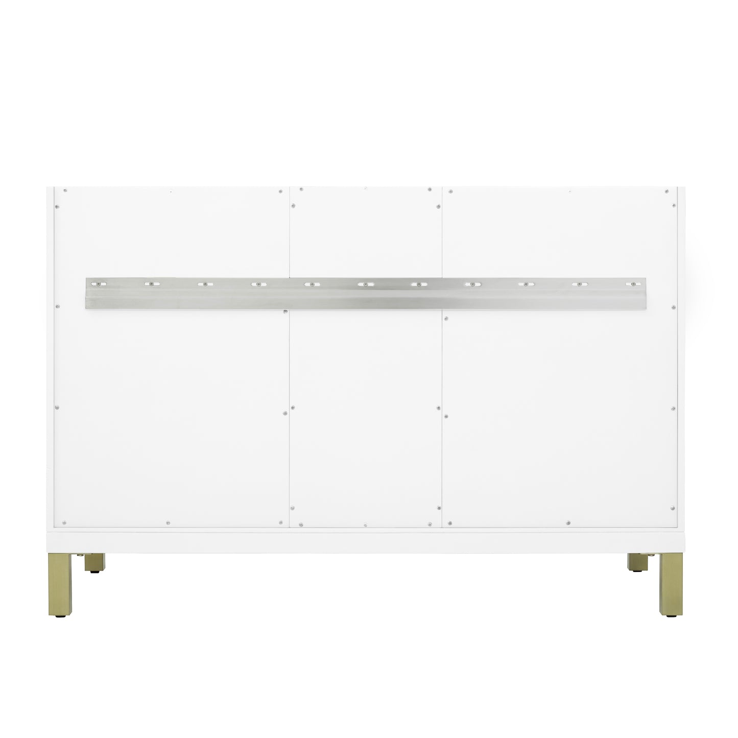 Renovate for Less Atlanta Chicago 48" Single Vanity, Glossy White, w/ 3 CM Lime Delight Silestone® Top