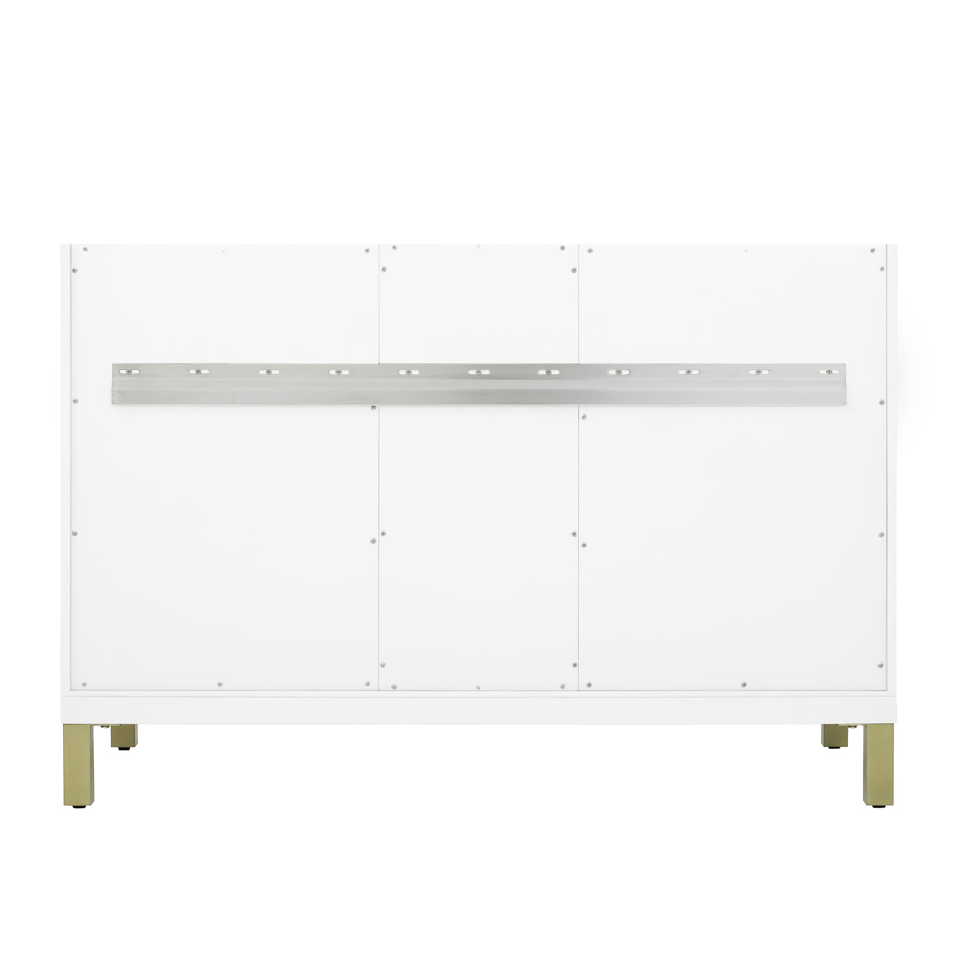 Renovate for Less Atlanta Chicago 48" Single Vanity, Glossy White, w/ 3 CM Lime Delight Silestone® Top