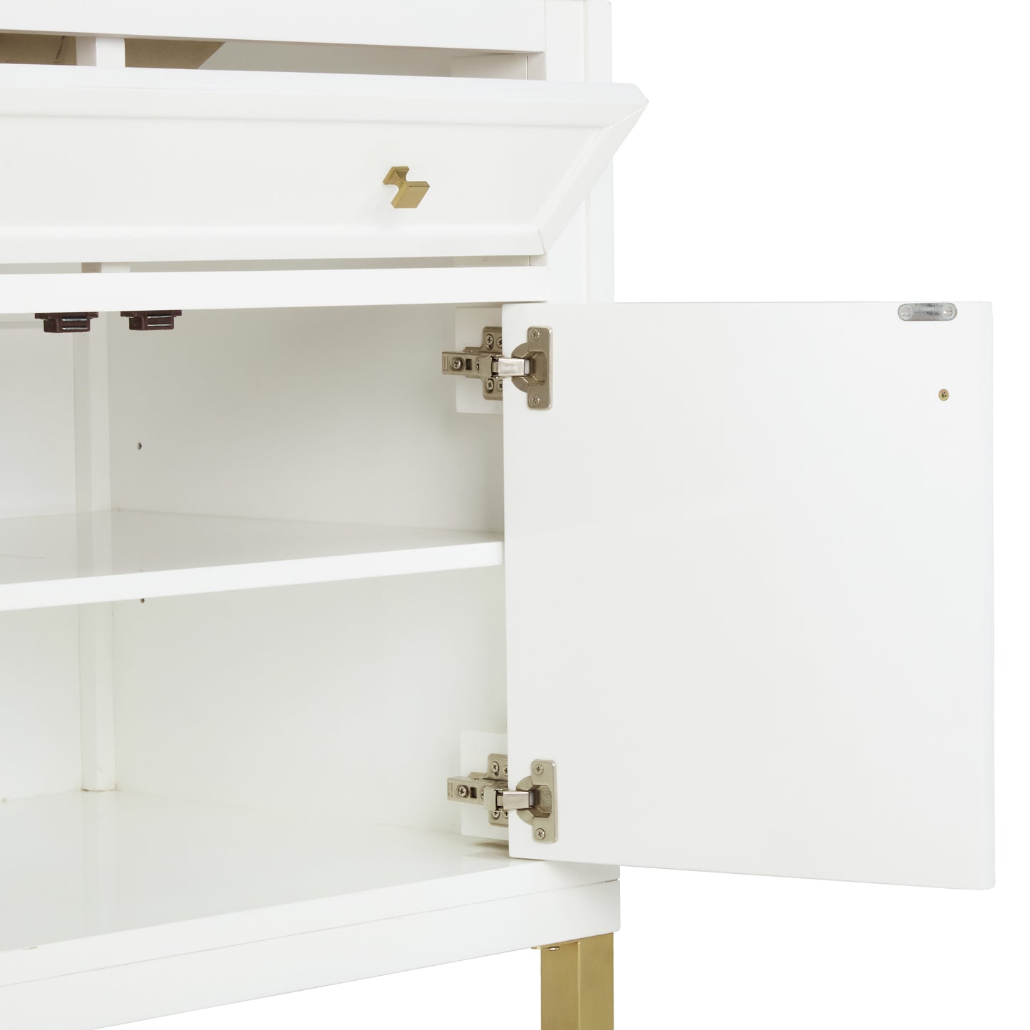 Renovate for Less Atlanta Chicago 36" Single Vanity, Glossy White