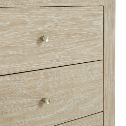 Renovate for Less Atlanta Marigot 48" Single Vanity, Sunwashed Oak w/ 3 CM Parisien Bleu Silestone Top