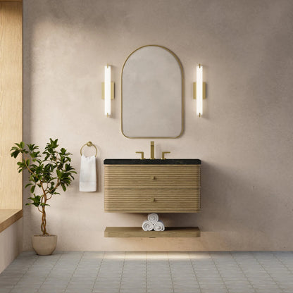 Allamari 36" Single Vanity, Dune Mist w/ 3 CM Phantome Eclos Top