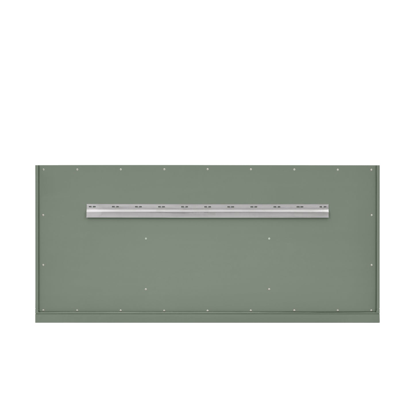 Renovate for Less Atlanta Chicago 60" Double Vanity, Smokey Celadon, w/ 3 CM Eternal Jasmine Pearl Silestone® Top