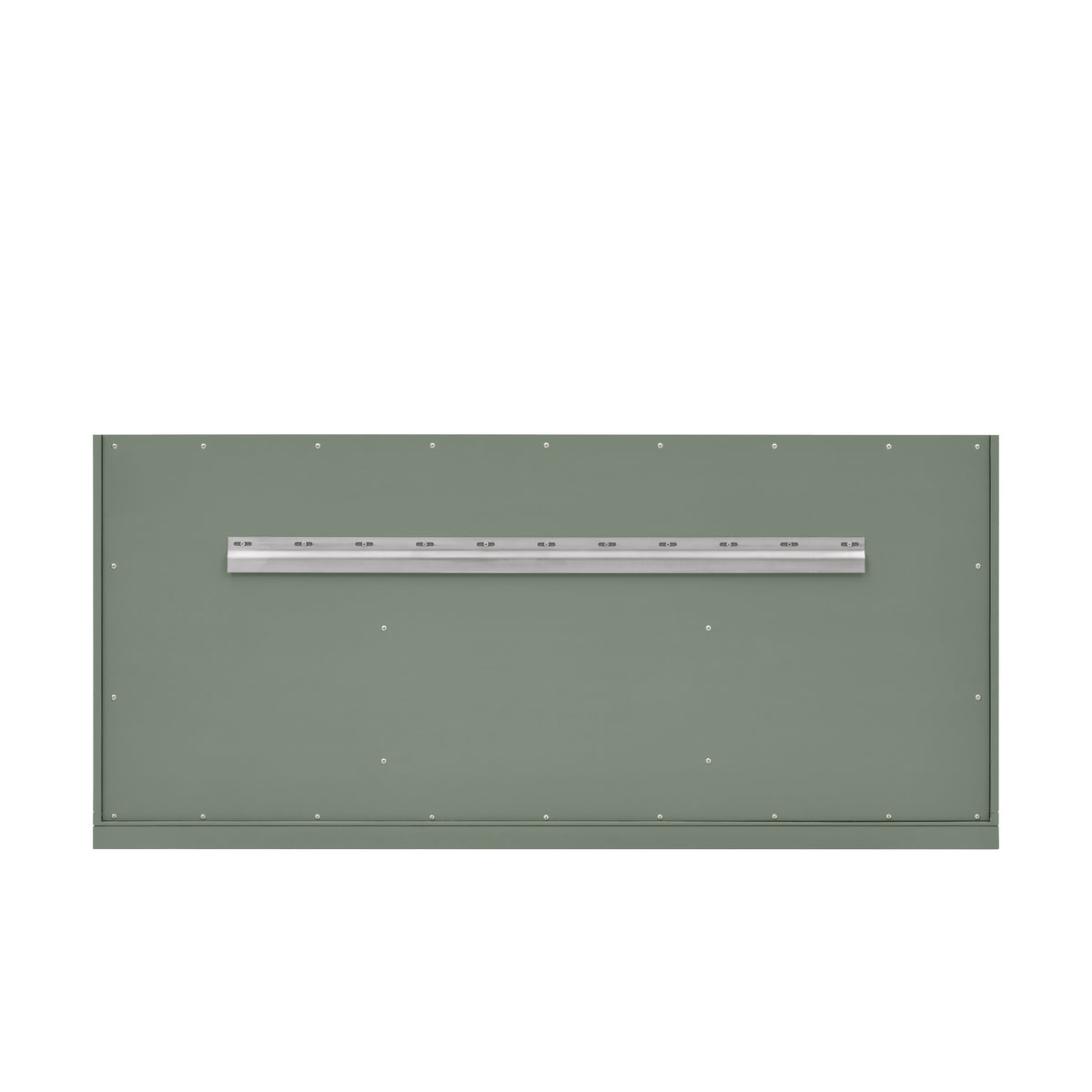 Renovate for Less Atlanta Chicago 60" Double Vanity, Smokey Celadon, w/ 3 CM Carrara Marble Top