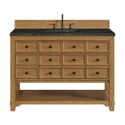 Malibu 48" Single Vanity, Amber Birch, w/ 3 CM Phantome Eclos Top