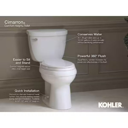 Cimarron round front toilet