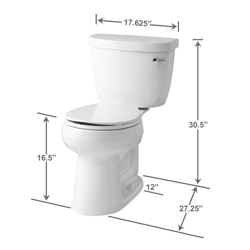 Cimarron round front toilet