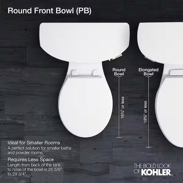 Cimarron round front toilet