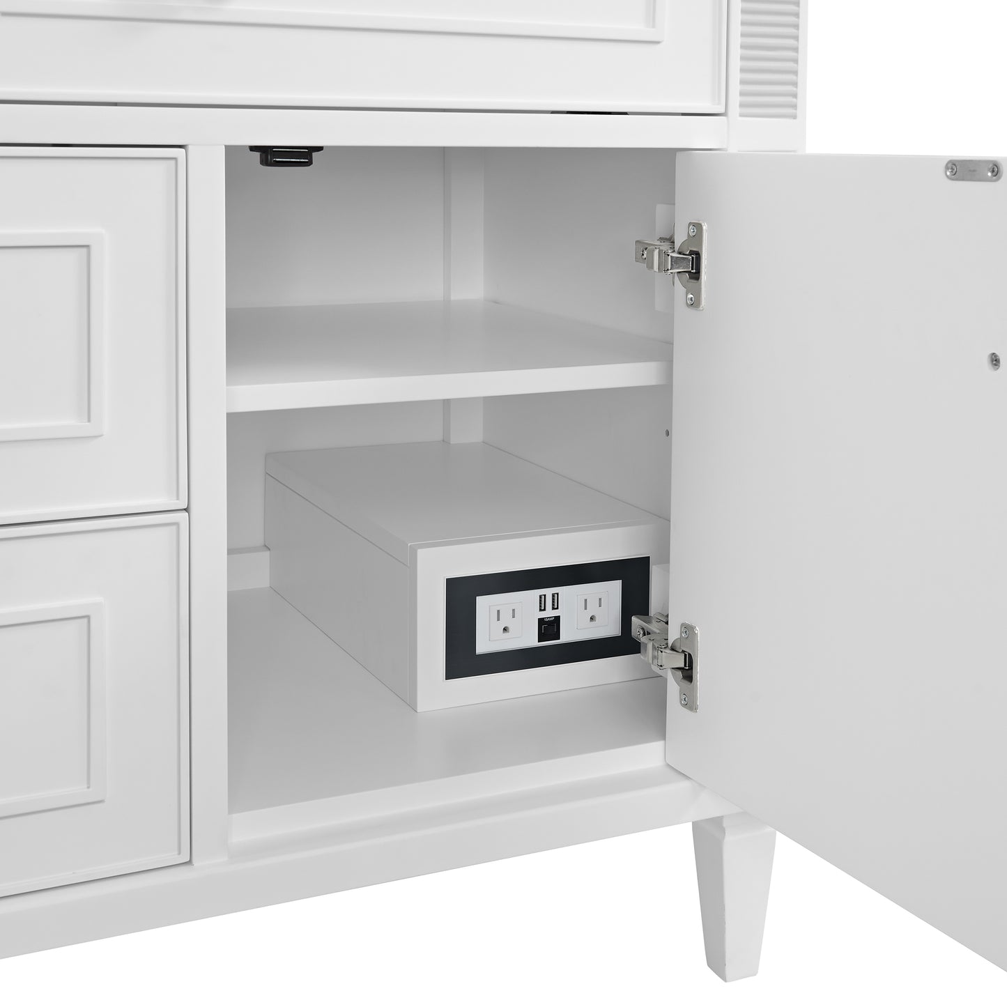 Renovate for Less Atlanta Lorelai 36" Single Vanity, Bright White