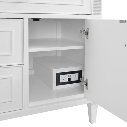 Renovate for Less Atlanta Lorelai 36" Single Vanity, Bright White