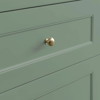 Breckenridge 72" Double Vanity, Smokey Celadon w/ 3 CM Eternal Jasmine Pearl Top