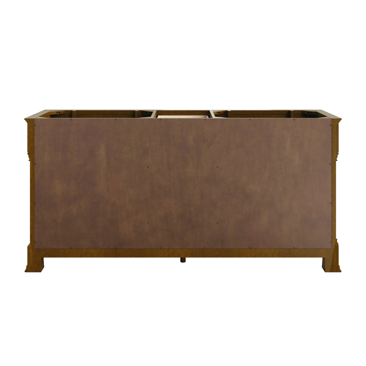 Brookfield 72" Double Vanity, Honey Oak w/ 3 CM Parisien Bleu Silestone Top w/ FreePower Wireless Charger