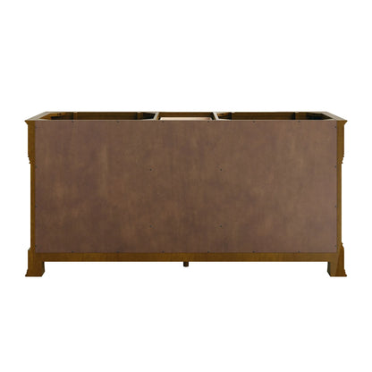Brookfield 72" Double Vanity, Honey Oak, w/ 3 CM Tajnar Eclos Top