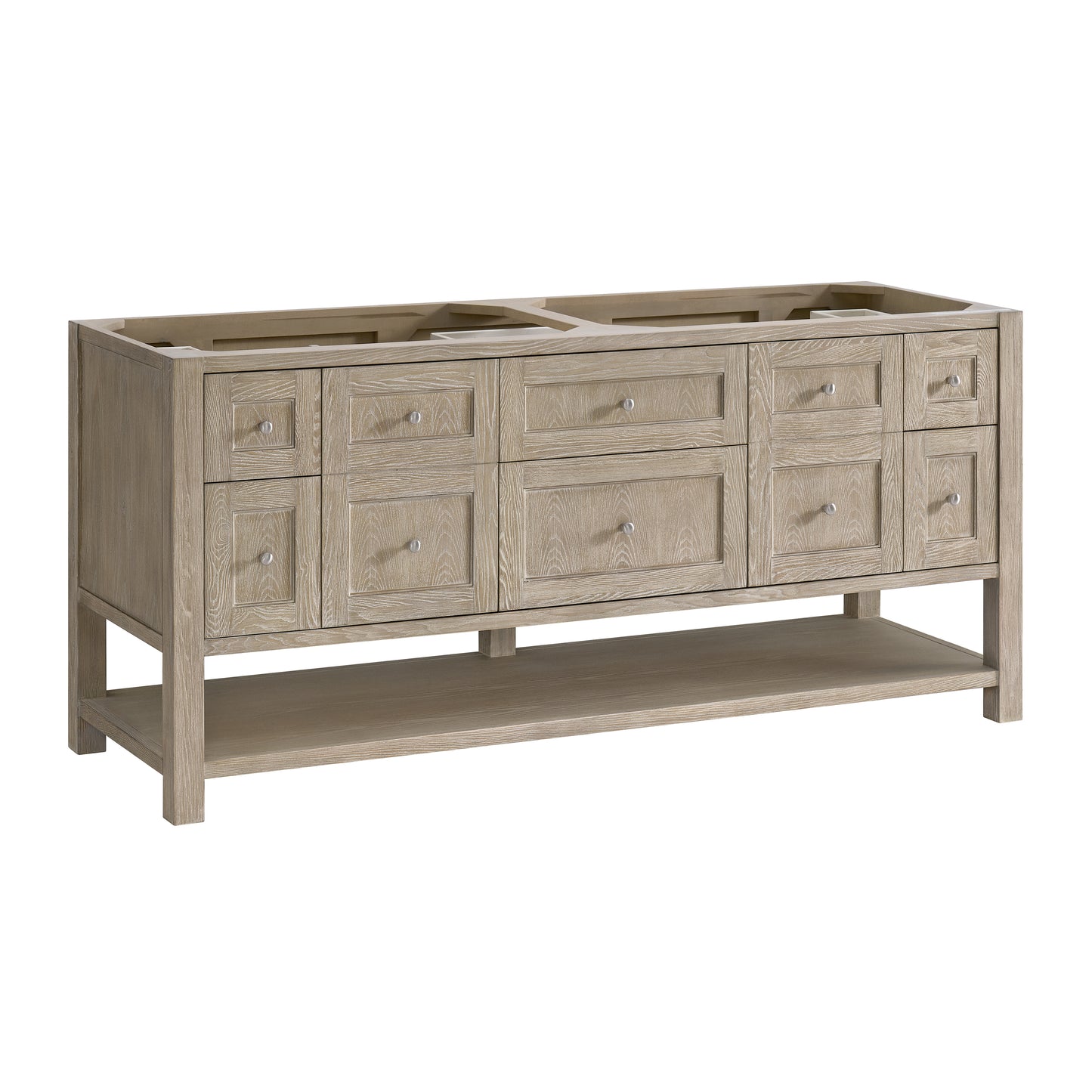 Renovate for Less Atlanta Breckenridge 72" Double Vanity, Whitewashed Oak