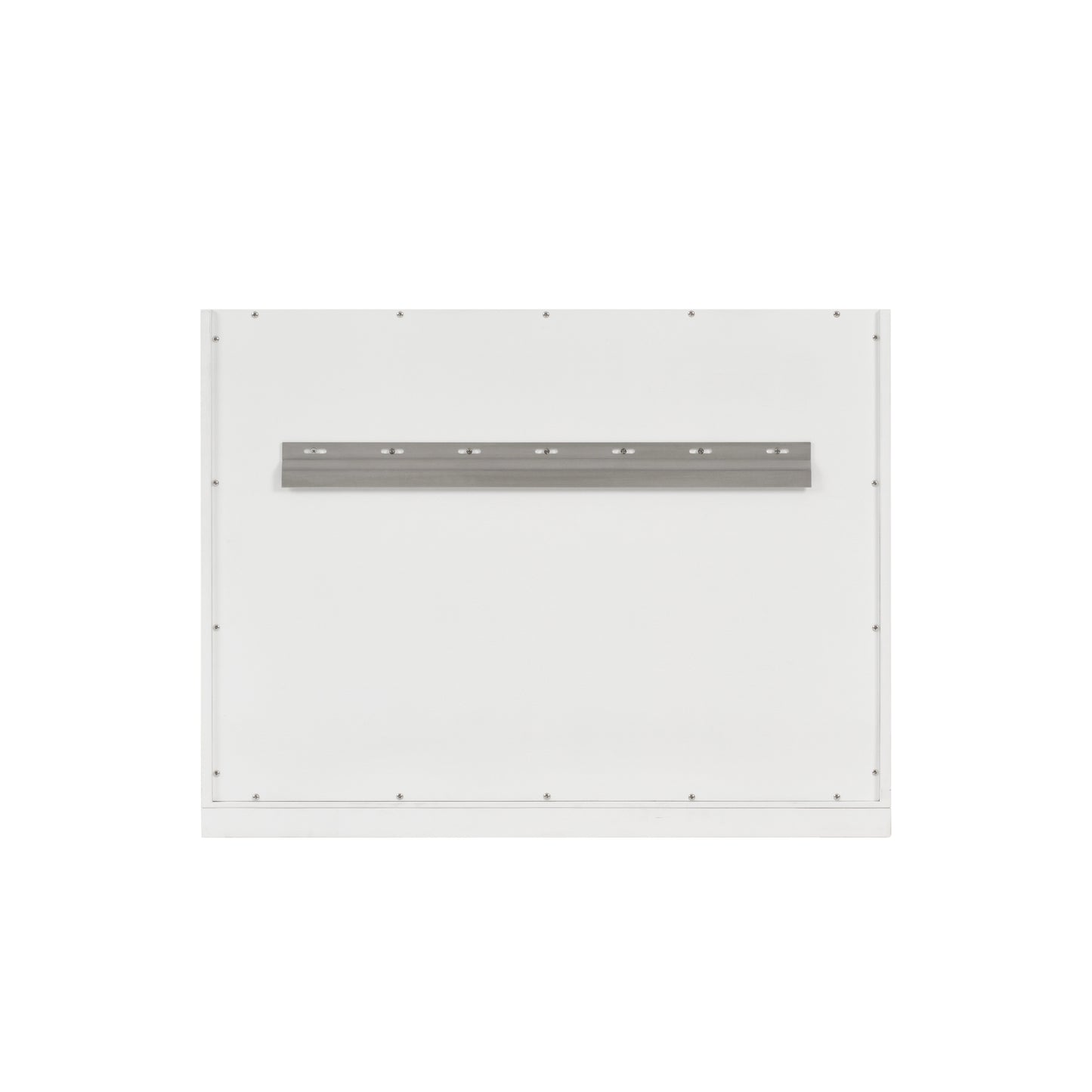 Renovate for Less Atlanta Chicago 36" Single Vanity, Glossy White, w/ 3 CM Eternal Jasmine Pearl Silestone® Top