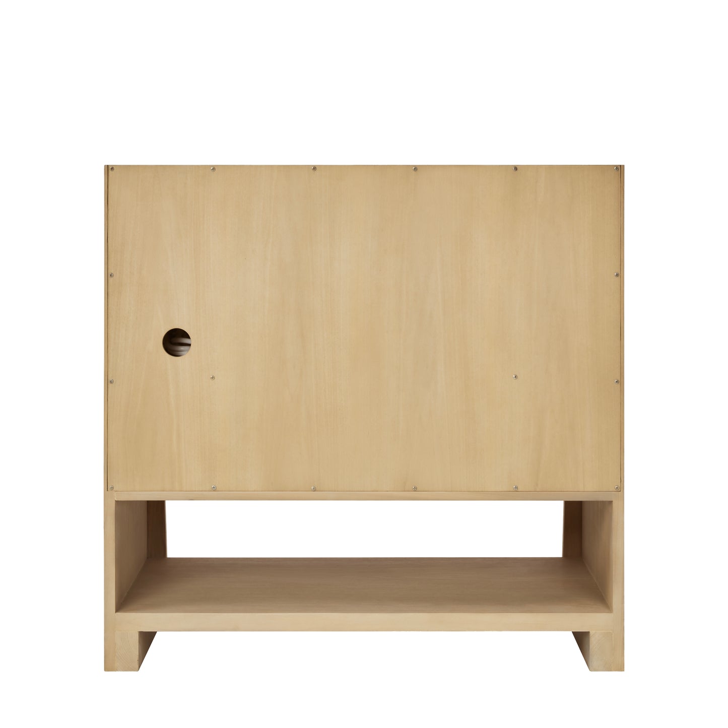 Renovate for Less Atlanta Solene 36" Single Vanity, Seaside Oak, w/ 3 CM White Zeus Quartz Top