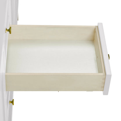 Chicago 72" Double Vanity, Glossy White, w/ 3 CM Eternal Jasmine Pearl Silestone Top w/ FreePower Wireless Charger