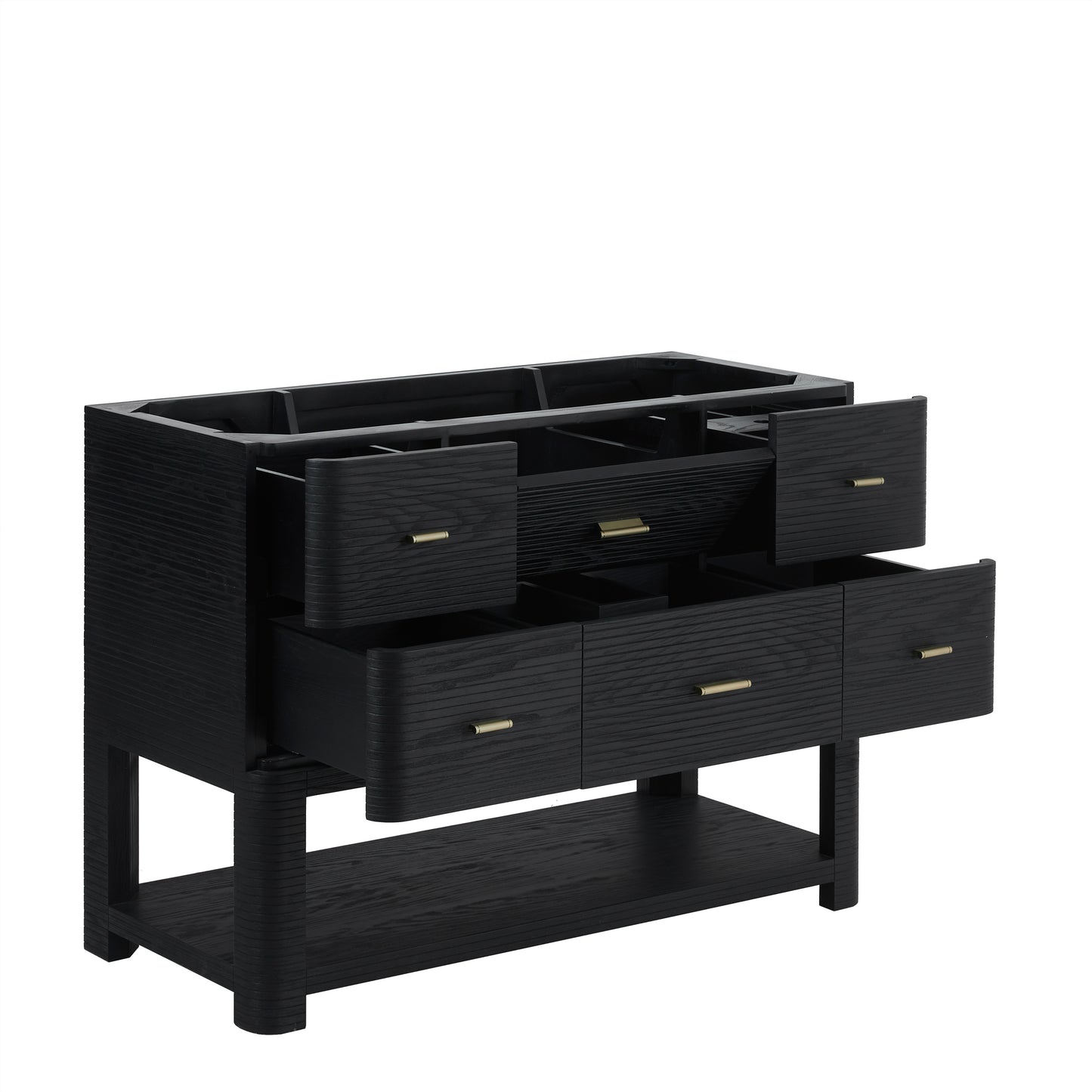 Renovate for Less Atlanta Lucian 48" Single Vanity, Carbon Oak