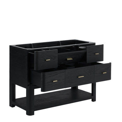 Renovate for Less Atlanta Lucian 48" Single Vanity, Carbon Oak