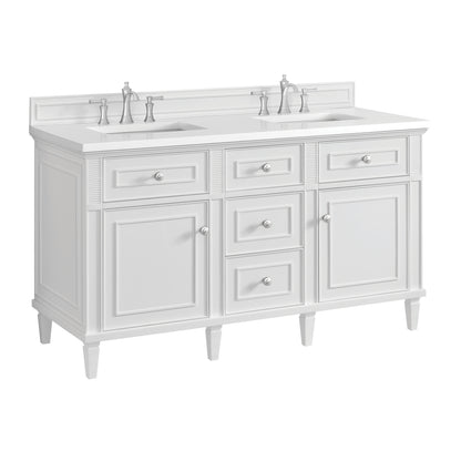 Renovate for Less Atlanta Lorelai 60" Double Vanity, Bright White