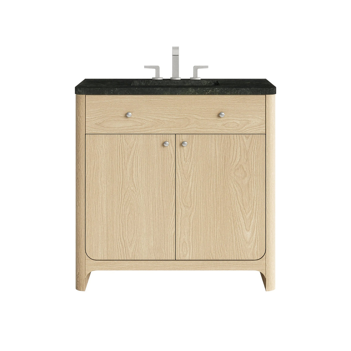Gracyn 36" Single Vanity, Coastal Driftwood, w/ 3 CM Phantome Eclos Widespread Top