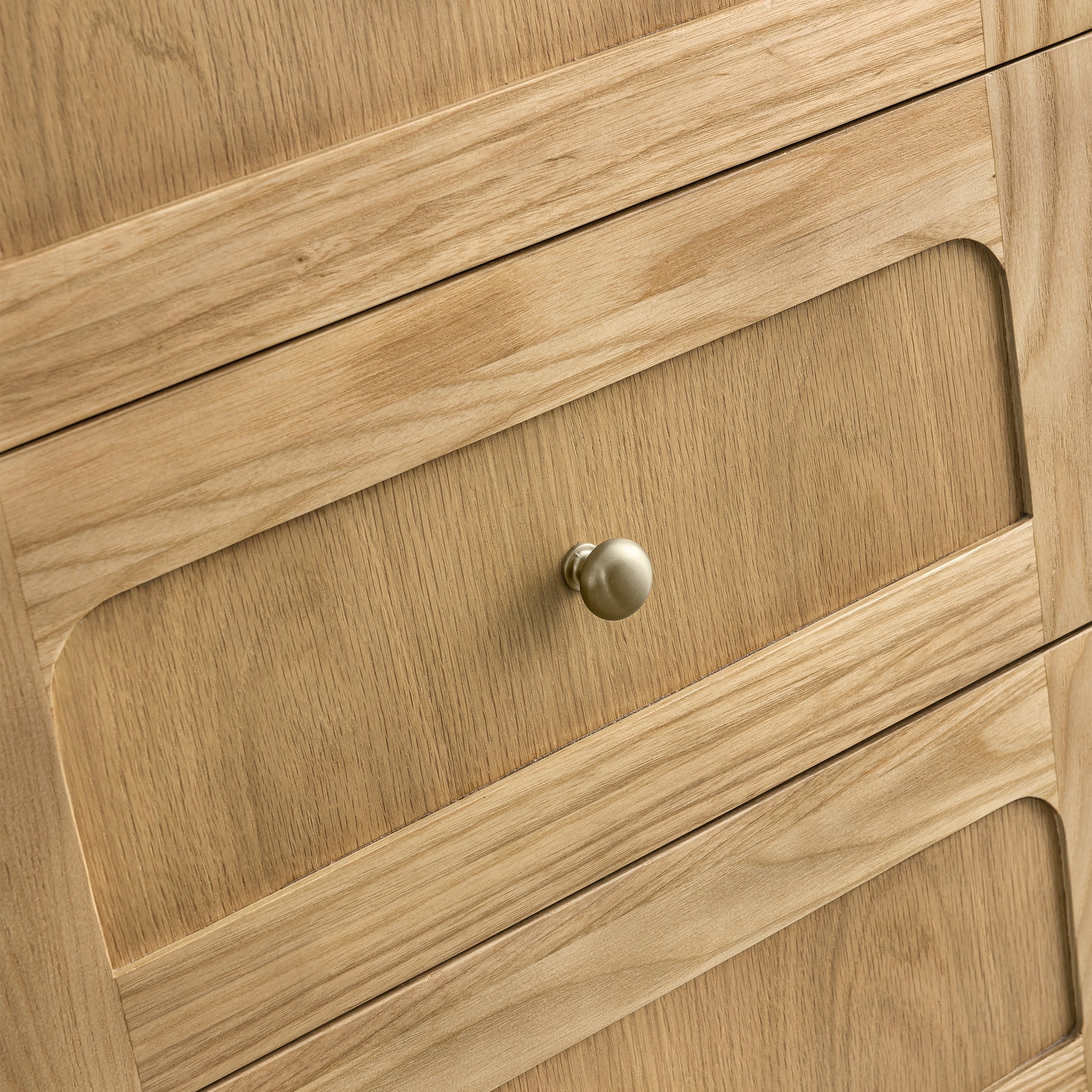 Renovate for Less Atlanta Laurent 36" Single Vanity, Light Natural Oak w/ 3 CM Lime Delight Top