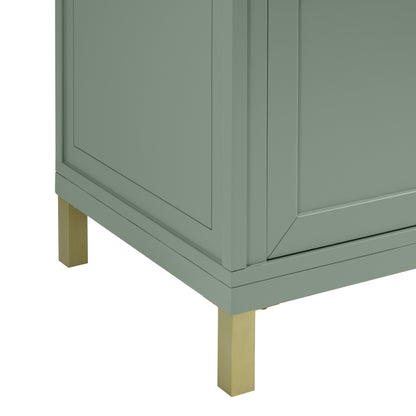 Renovate for Less Atlanta Chicago 30" Single Vanity, Smokey Celadon, w/ 3 CM Phantome Eclos Top