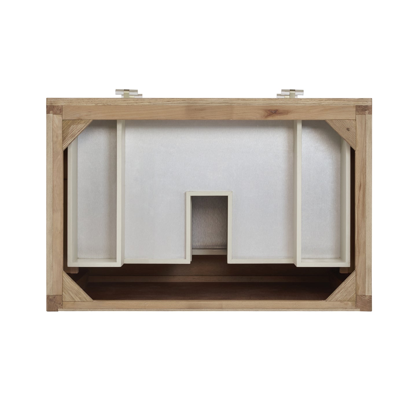 Renovate for Less Atlanta Celeste 36" Single Vanity, Sunwashed Oak with Embossed Shagreen, w/ 3 CM Phantome Eclos Top