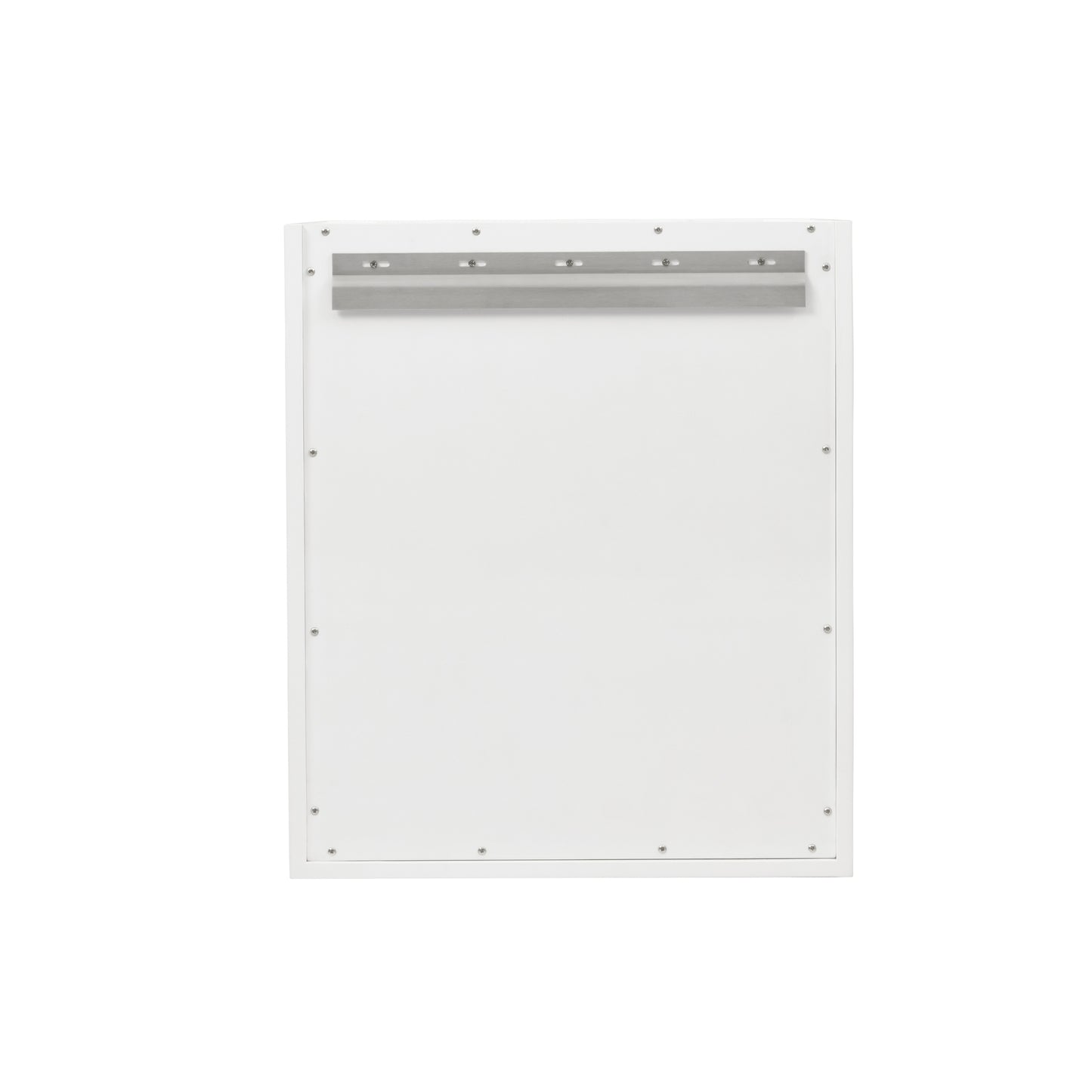 Renovate for Less Atlanta Chianti 24" Single Cabinet, Glossy White, Matte Black