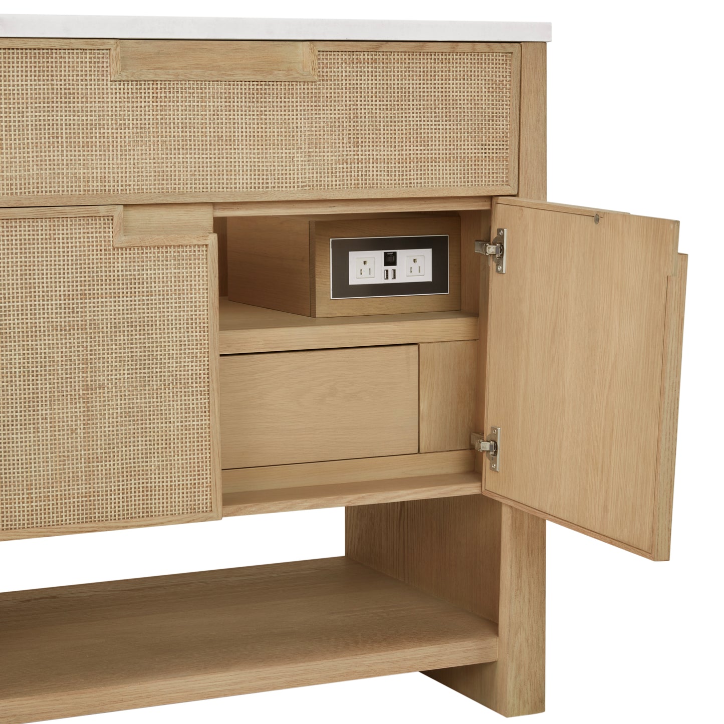 Renovate for Less Atlanta Solene 36" Single Vanity, Seaside Oak