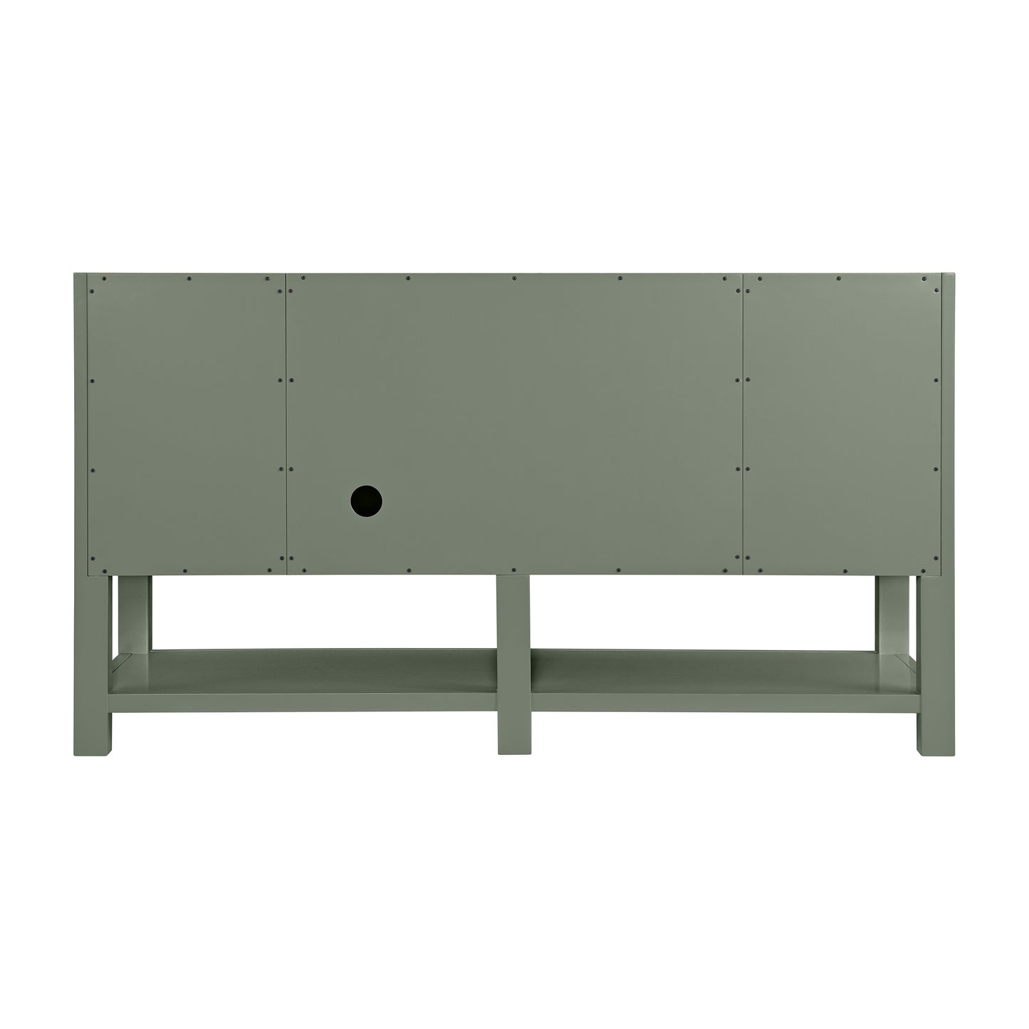Renovate for Less Atlanta Breckenridge 60" Single Vanity, Smokey Celadon, w/ 3 CM Phantome Eclos Top