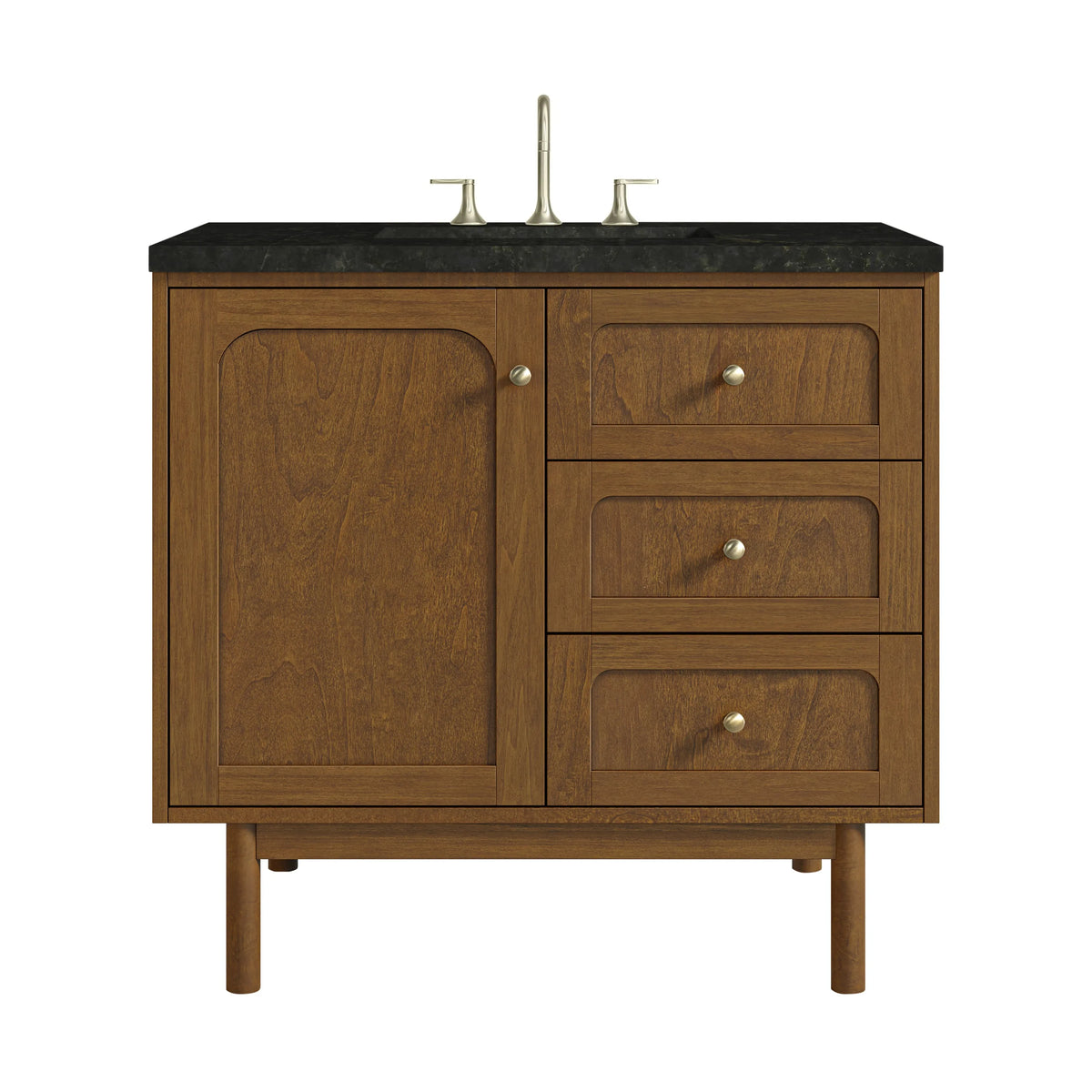 Laurent 36" Single Vanity, Honey Oak w/ 3 CM Phantome Eclos Top