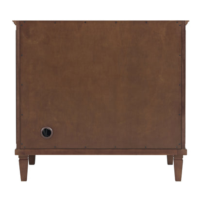 Renovate for Less Atlanta Lorelai 36" Single Vanity, Mid-Century Walnut