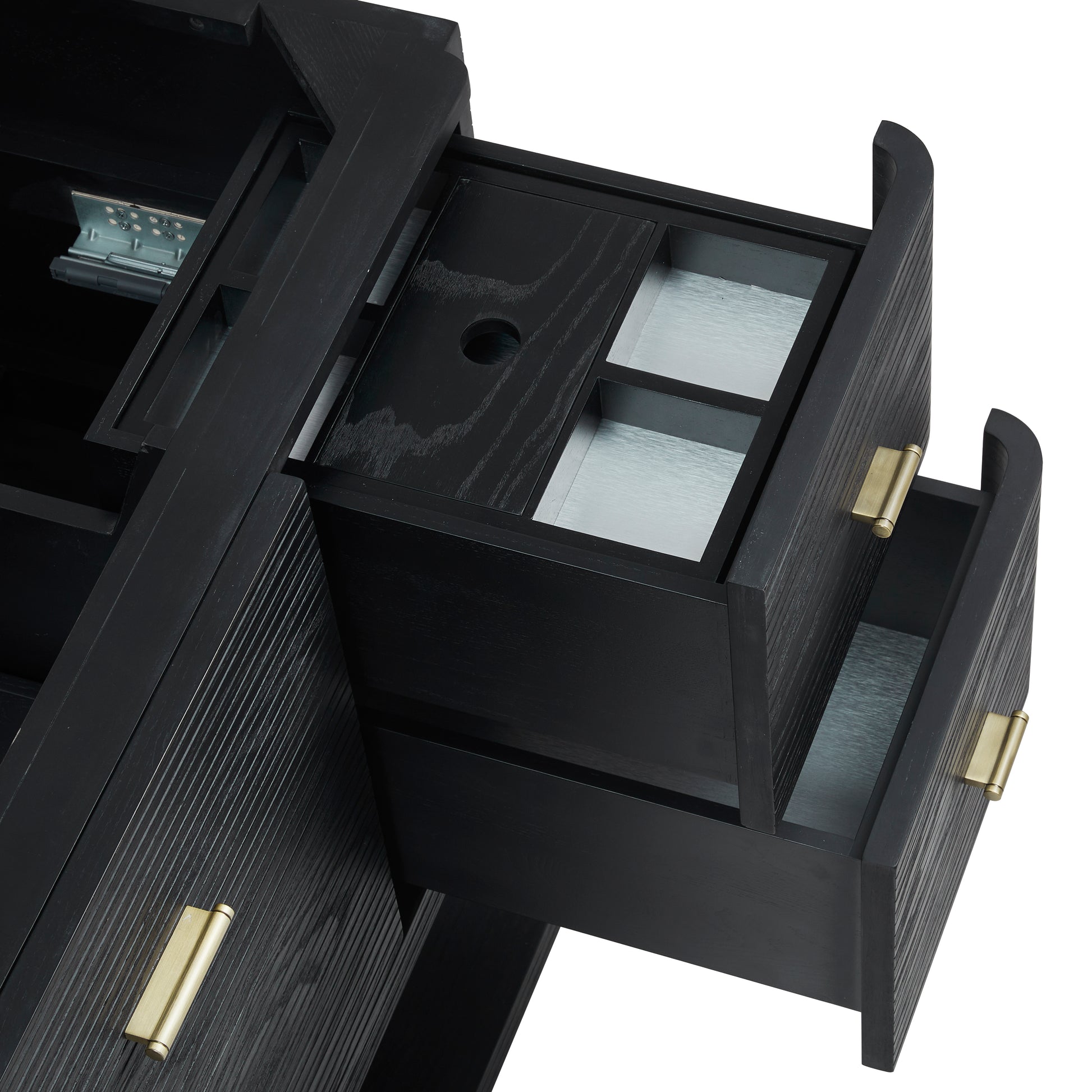 Renovate for Less Atlanta Lucian 48" Single Vanity, Carbon Oak