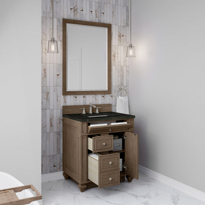 Renovate for Less Atlanta Bristol 30" Single Vanity, Whitewashed Walnut, w/ 3 CM Phantome Eclos Top