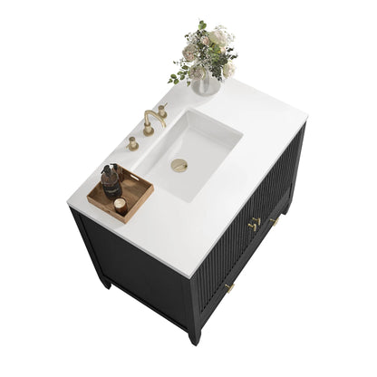 Myrrin 36" Vanity, Carbon Oak