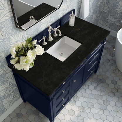 Brittany 48" Single Vanity, Victory Blue, w/ 3 CM Phantome Eclos Top