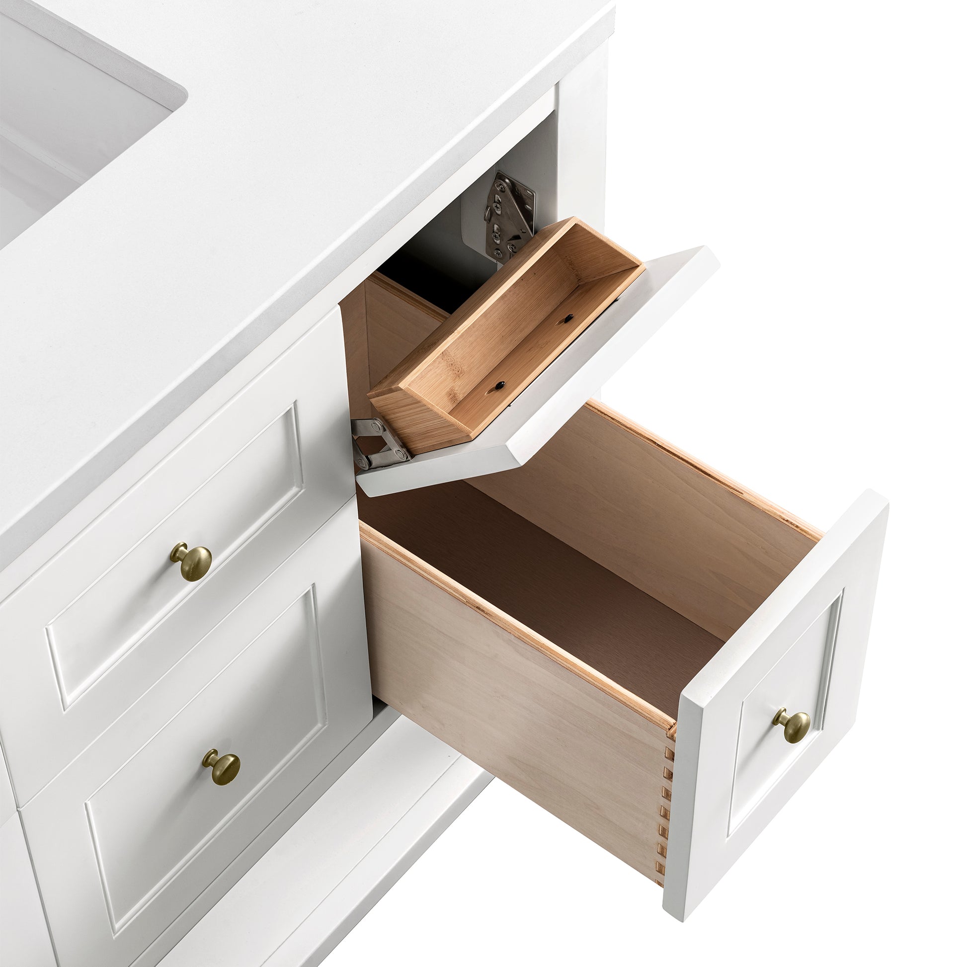 Renovate for Less Atlanta Breckenridge 36" Single Vanity Cabinet, Bright White