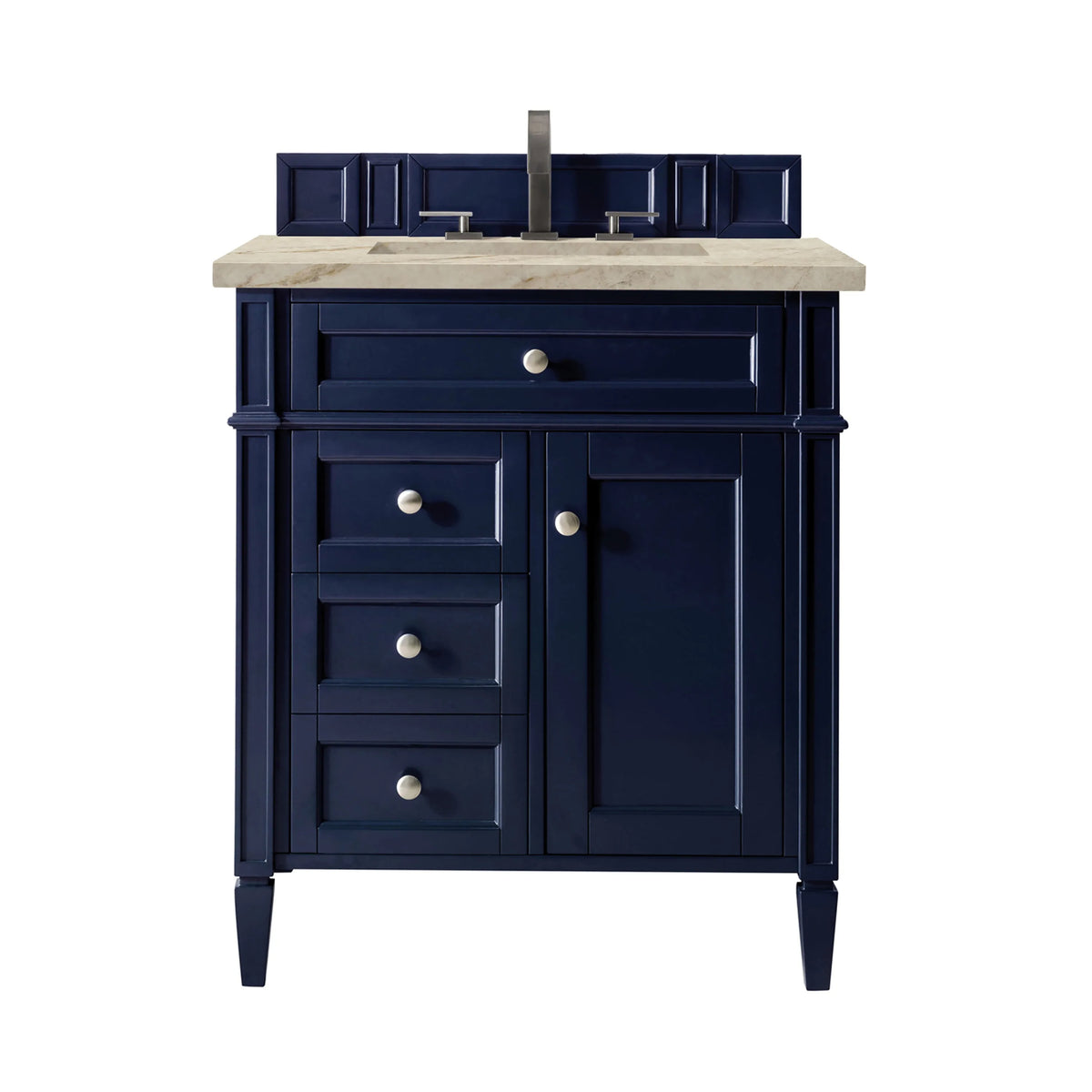 Brittany 30" Single Vanity, Victory Blue, w/ 3 CM Tajnar Eclos Top