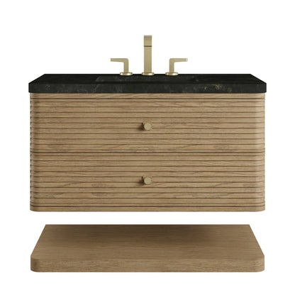 Allamari 36" Single Vanity, Dune Mist w/ 3 CM Phantome Eclos Top