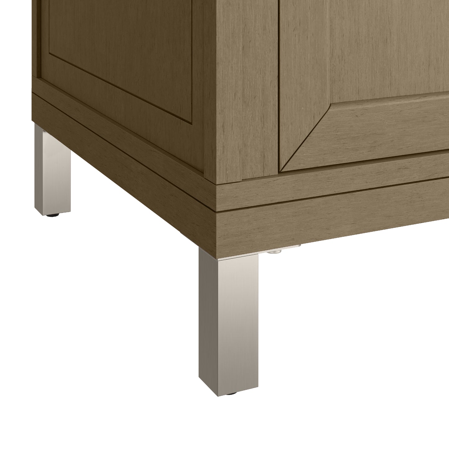 Renovate for Less Atlanta Chicago 30" Single Vanity, Walnut Whisper, w/ 3 CM Tajnar Eclos Top